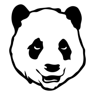 Sexy Panda Decal (Black)